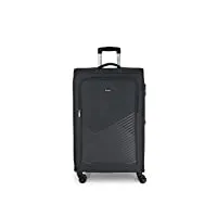 grande valise souple extensible lisbonne avec capacité de 113 l, gris, valises et chariots, gris, valises et chariots