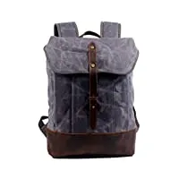 sac à dos pour homme en toile sac d'ordinateur sac à dos pour étudiant en plein air sac à dos d'alpinisme en plein air (une taille unique)