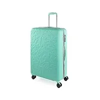 lois - valise grande taille. grande valise rigide 4 roulettes - valise grande taille xxl ultra légère - valise de voyage. combinaison verrouillage 171170, menthe