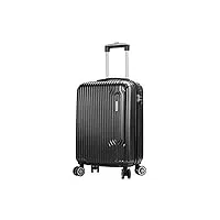 valise cabine 55cm carbon robust - noir