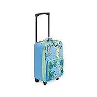 navaris valise roulettes enfant - bagage cabine sac voyage fille garçon 30 x 16 x 45 cm - chariot de transport enfants plus de 18 mois