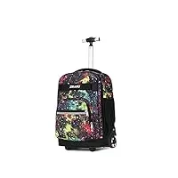 sac à dos à roulettes sac à dos à roulettes pour étudiant, valise en nylon imperméable légère, sac d'apprentissage de voyage en plein air (color : c, size : 31 * 21 * 48cm)