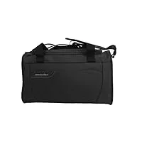 metzelder sac de voyage runner valise souple tendance garantie 1 an (noir (black), très petite taille (cabine)_45x26x28cm_30l_0,6kg)