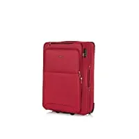 ochnik petite valise | valise souple | matériau : nylon | couleur : rouge | taille : s | dimensions : 54×36,50×22 cm | capacité : 44l | haute qualité