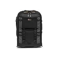 lowepro pro trekker rlx 450 aw ii,camera convertible backpack-roller,camera backpack with recycled fabric,fits 15”laptop or tablet,heavy-duty wheels,mirrorless or dslr camera case,black or dark grey