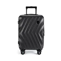 bagsmart bagages de voyage, noir, carry-on 20-inch