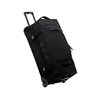 sac de voyage à roulettes kane xl valise bagage pet recyclé avec 2 roues 80 cm duffle sac de sport chariot et sac à roulettes 120l - femme & homme noir