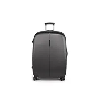 gabol grande valise extensible paradise xp rigide avec capacité de 100 l, gris, valises et trolleys