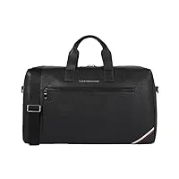 tommy hilfiger homme duffle bag sac central bagage cabine, multicolore (black), taille unique