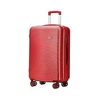 olotu valise bagage cabine résistance à l'usure et absorption des chocs bagage rigide portable givré anti-rayures roue universelle silencieuse portable