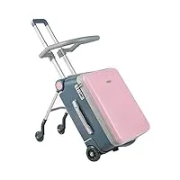 olotu valise les bagages de cabine multifonctionnels étanches peuvent s'asseoir et monter à l'embarquement bagages de voyage résistance à l'usure et absorption des chocs portable