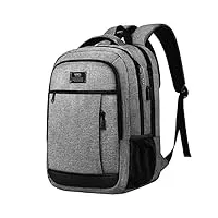 qinol antivol sac à dos ordinateur portable 17.3 pouces homme imperméable grande capacité fonctionnel sac a dos pc portable pour voyage affaire scolaire