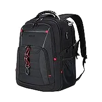 kroser grand sac à dos homme 17.3", sac à dos ordinateur portable, avec poches rfid port et imperméable portable pour/voyage/université/affaires/collège/hommes/femmes laptop backpack