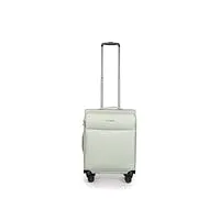 stratic light + valise souple valise de voyage à roulettes tsa 4 roulettes extensible, menthe, 57 cm, s
