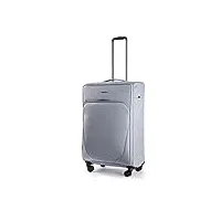 stratic mix valise souple à roulettes valise à roulettes bagage à main serrure à valise tsa 4 roulettes extensible, acier, l, taille l