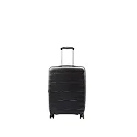 a1 fashion goods arcturus bagages à roulettes 8 roulettes extensibles rigides valise tsa lock sacs de voyage, noir , cabin | 55x36x20cm/ 2.70kg, 35l, valise