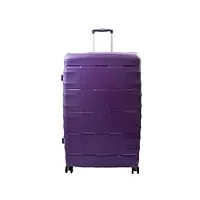 a1 fashion goods arcturus bagages à roulettes 8 roulettes extensibles rigides valise tsa lock sacs de voyage, violet, large | 76x52x30/5cm/ 4.40kg, 103+17l, valise