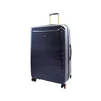 a1 fashion goods astro valise rigide extensible à 4 roues, bleu marine, large check-in size, bagage rigide extensible avec roulettes pivotantes