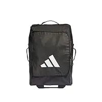 adidas trolley small, sac de voyage à roulettes unisex, black/white, one size