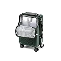 valises de cabine à roulettes (20 pouces), bagages à main, bagages à main, sac de voyage pour objets personnels, roues pivotantes, 20in/22in/24in/26in (color : 4, size : 22 inches)