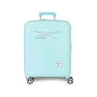 reebok valise cabine reebok turquoise 40x55x20 cm abs rigide serrure tsa intégrée 38,4l 2 kgs 4 roues doubles bagage à main