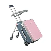 olotu valise de voyage les bagages de cabine multifonctionnels étanches peuvent s'asseoir et monter à l'embarquement bagages de voyage résistance à l'usure et absorption des chocs durable