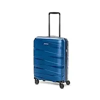 redolz essentials 10 valise cabine à coque dure | petit trolley 40 x 20 x 55 cm en polypropylène léger de haute qualité | 4 roulettes & tsa