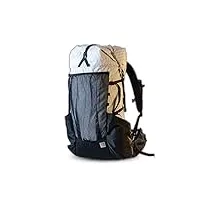 alieda sac à dos extérieur léger et durable voyage camping randonnée sac à dos outdoor ultralight frame packs yue 45 + 10l xpac amp;uhmwpe &ls21 (color : xpac white s)