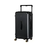 bagage rigide de luxe léger et élégant avec étui à roulettes en alliage d'aluminium et de magnésium et design extensible