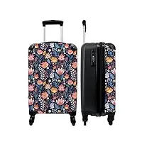 noboringsuitcases.com valise concurrentie, motif floral, handgepäck, valise