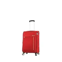 a1 fashion goods venus valise légère à 4 roues extensible et souple, rouge, small cabin size 20", valise souple extensible avec roulettes pivotantes