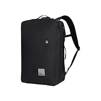 jack wolfskin traveltopia cabin pack 30 sac à dos de voyage, black, one size unisexe