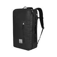 jack wolfskin traveltopia cabin pack 40 sac à dos de voyage, black, one size unisexe