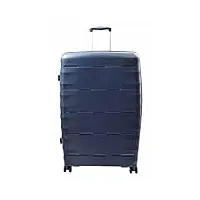 a1 fashion goods arcturus bagages à roulettes 8 roulettes extensibles rigides valise tsa lock sacs de voyage, bleu marine, large | 76x52x30/5cm/ 4.40kg, 103+17l, valise