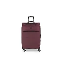 gabol valise moyenne extensible florida souple avec capacité de 50 l, bordeaux, valises et trolleys