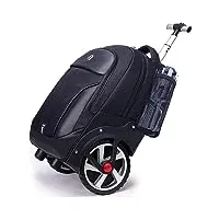 dluxca chariot à roulettes sac à dos for femmes hommes voyage à roulettes sac à dos for ordinateur portable valise valise sac d'affaires collège sac d'ordinateur