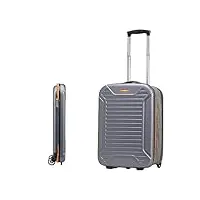 evikoo 2023 valise cabine pliable extra compacte, 35l valise de voyage valise léger à 4 roulettes valise rigide, valise rigide soute en polypropylène pour l'école, voyage d'affaires, voyage