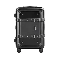 zumaha nouveau bagages durables bagages de cabine extensibles serrure tsa intégrée valise de transport valise d'embarquement de roue universelle cadre en aluminium valises