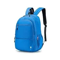 bagzy sac à dos sac 40x20x25 ryanair bagage cabine nylon sacoche sac à dos avion valise cabine d'affaires loisirs sac de voyage (bleu clair)