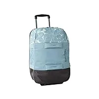 rip curl - sac de voyage trolley f-light transit 50l - dusty blue - 58 x 34 x 24 cm