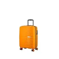 jump valise cabine xwave extensible 4 roues (w20) (jaune)