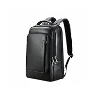 tabker sac à dos cuir authentique sac à dos for ordinateur portable mens hommes casual imperméable back pack male computer bagpack