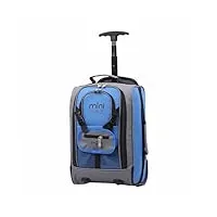 aerolite minimax 20l ryanair 40x20x25 taille maximale bagage à main en cabine sous le siège sac à dos à roulettes sac à main en cabine avec 2 ans de garantie (bleue)
