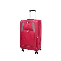 divergent retail dr568 valise de voyage souple 4 roues bordeaux, bordeaux, m, quatre roues légères