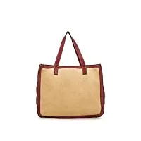 caterina lucchi sacs cabas heliconia bianco+rosso+t/cognac