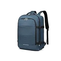 kono sac à dos de cabine 45 x 36 x 20 cm, bagage à main, grande capacité, sac à dos de voyage, bleu marine, navy, cabin bags sac à dos de cabine sous le siège