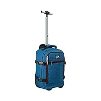 cabin max metz sac à dos trolley hybride 40x20x25 compatible avec ryanair sous le siège, bleu navajo, 40 x 20 x 25cm, hybrid