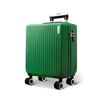 lugg vacay valise de cabine légère de 38,1 cm approuvée avec coque en abs, protection imperméable et système de verrouillage sûr, sans jet facile, sous le siège (45 x 36 x 20 cm), forêt, 38 cm, sac