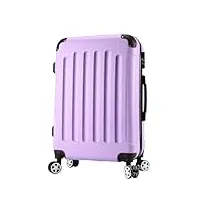 drmee valise à main valises légères de voyage avec roulettes, bagages À main pour les affaires bagages cabine (color : f, size : 20inch)