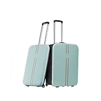 drmee valise à main bagage À main pliable valises robustes et durables avec valise de voyage À roulettes bagages cabine (color : b, size : 24inch)